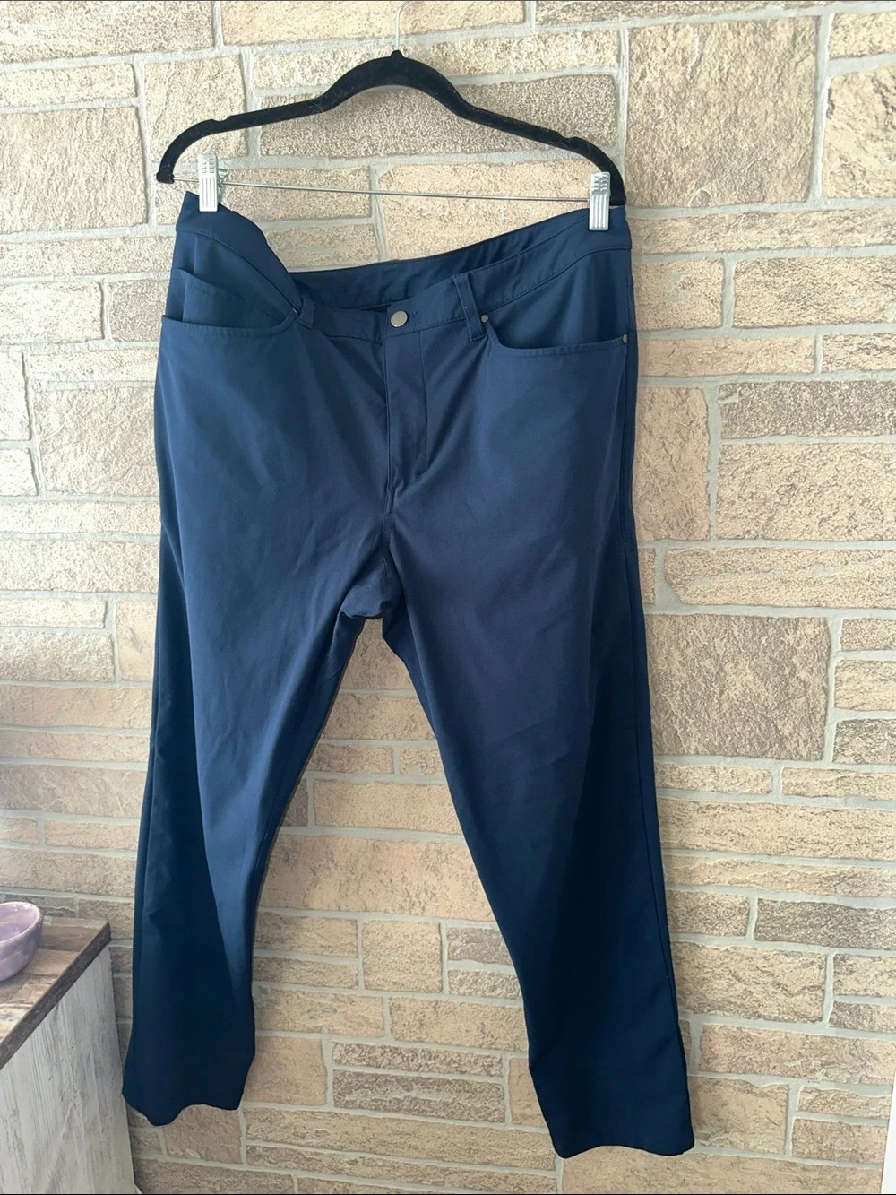 Lululemon ABC Pant Slim 30” Warpstreme Iron Blue 36